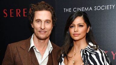 McConaughey and wife Camila Alves are both fully vaccinated. File pic: Evan Agostini/Invision/AP 